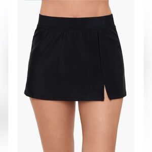 Aqua Green Black Women's Skort
